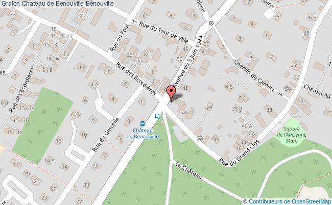 plan Chateau De Benouville Bénouville Bénouville