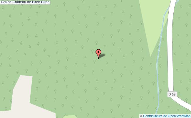 plan Château De Biron Biron Biron