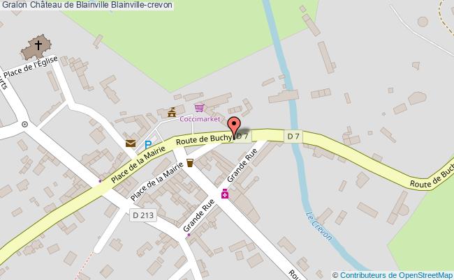 plan Château De Blainville Blainville-crevon Blainville-crevon