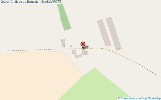 plan Château De Blancafort Blancafort BLANCAFORT