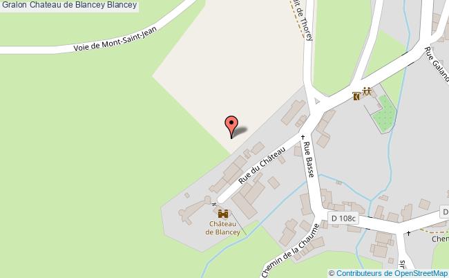 plan Chateau De Blancey Blancey Blancey