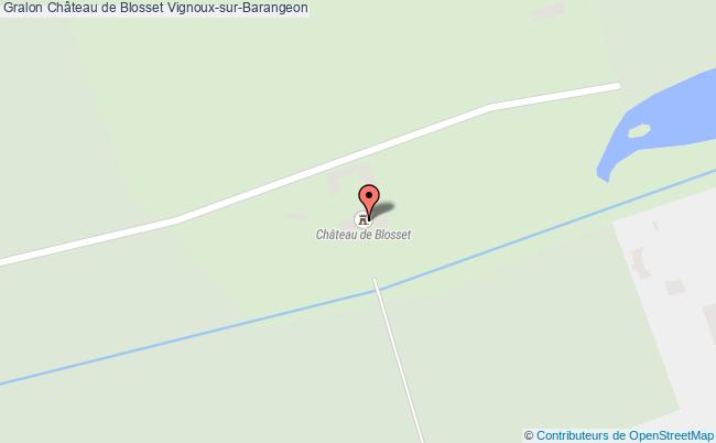 plan Château De Blosset Vignoux-sur-barangeon Vignoux-sur-Barangeon