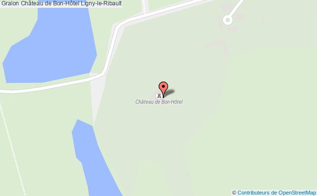 plan Château De Bon-hôtel Ligny-le-ribault Ligny-le-Ribault
