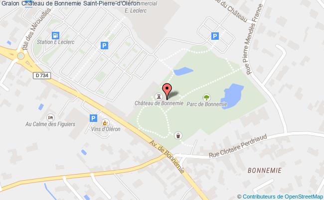 plan Château De Bonnemie Saint-pierre-d'oléron Saint-Pierre-d'Oléron