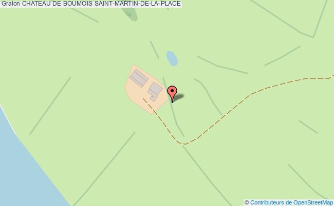 plan Chateau De Boumois Saint-martin-de-la-place SAINT-MARTIN-DE-LA-PLACE