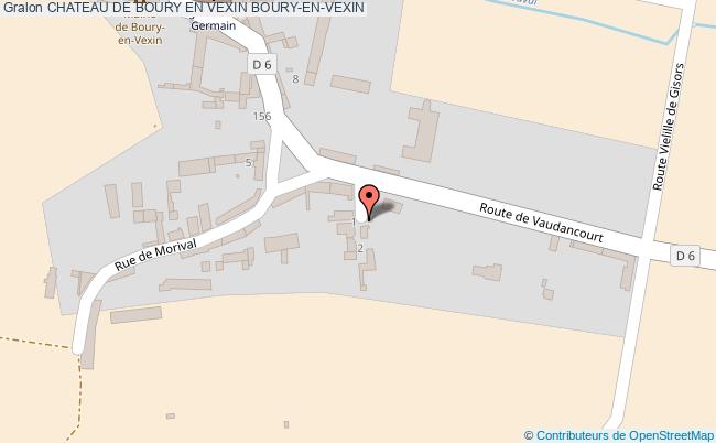 plan Chateau De Boury En Vexin Boury-en-vexin BOURY-EN-VEXIN