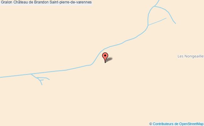plan Château De Brandon Saint-pierre-de-varennes Saint-pierre-de-varennes