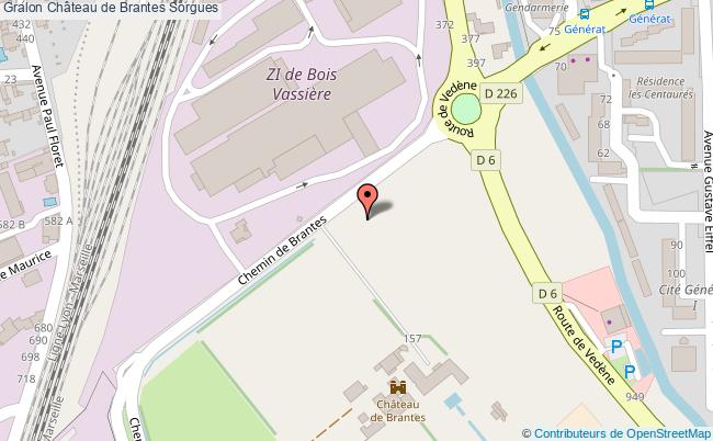 plan Château De Brantes Sorgues Sorgues