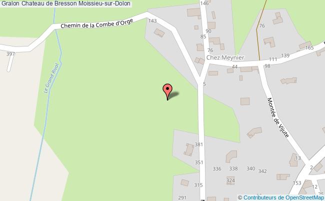 Chateau de bresson Moissieusurdolon tourisme