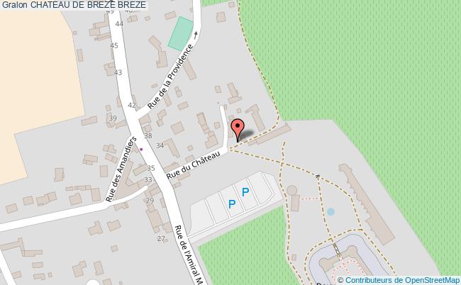 plan Chateau De Breze Breze BREZE