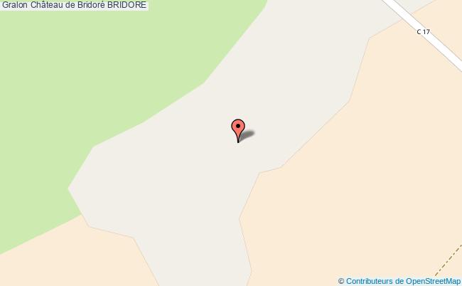 plan Château De Bridoré Bridore BRIDORE