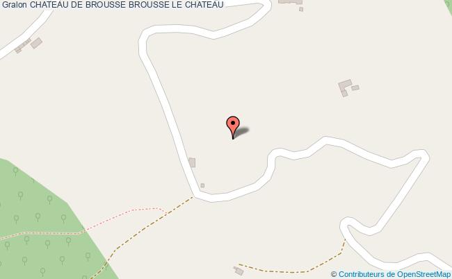 plan Chateau De Brousse Brousse Le Chateau BROUSSE LE CHATEAU