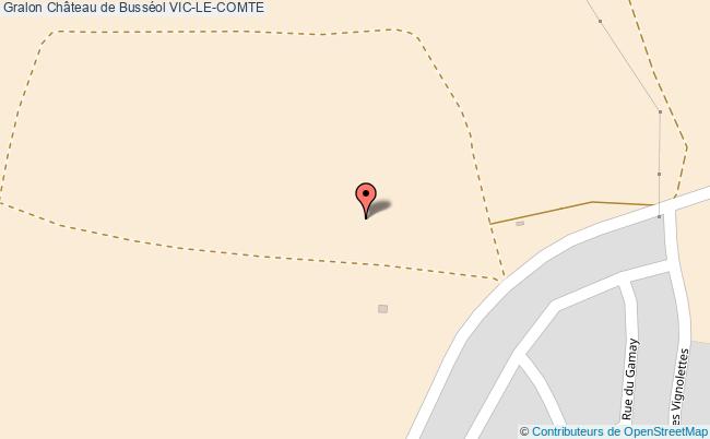 plan Château De Busséol Vic-le-comte VIC-LE-COMTE