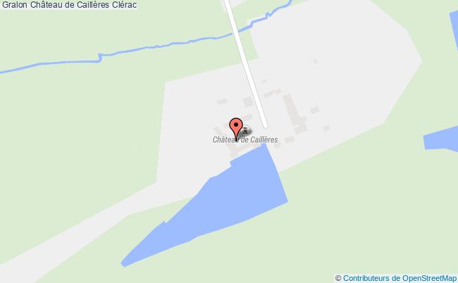 plan Château De Caillères Clérac Clérac