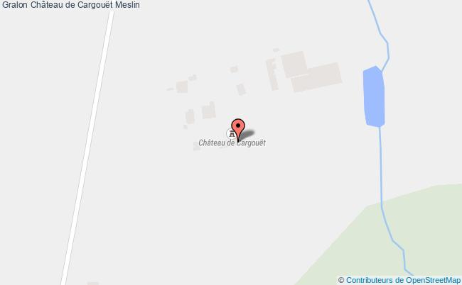 plan Château De Cargouët Meslin Meslin