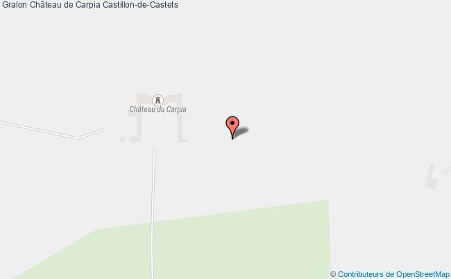 plan Château De Carpia Castillon-de-castets Castillon-de-Castets