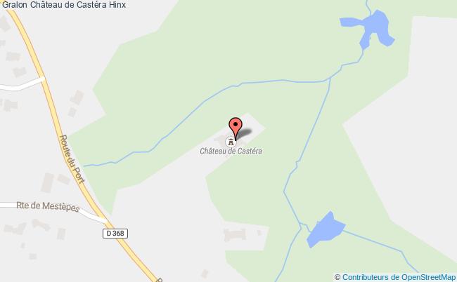 plan Château De Castéra Hinx Hinx
