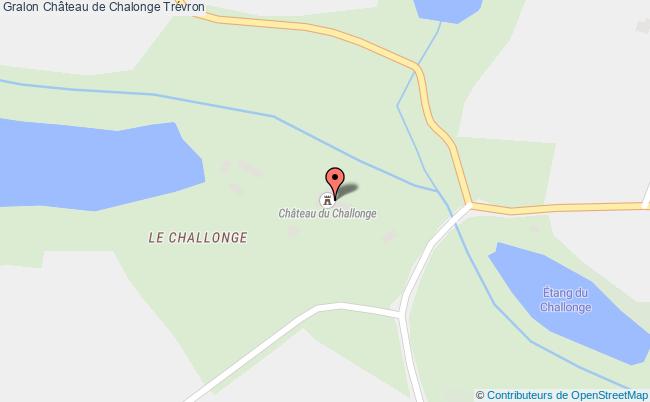 plan Château De Chalonge Trévron Trévron