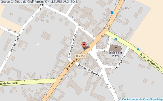 plan Château De Chamerolles Chilleurs-aux-bois CHILLEURS-AUX-BOIS