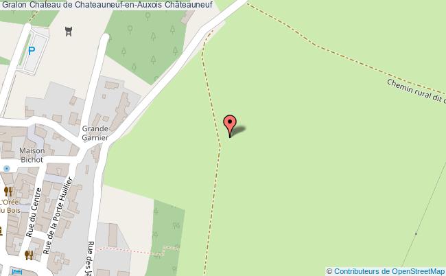 plan Chateau De Chateauneuf-en-auxois Châteauneuf Châteauneuf
