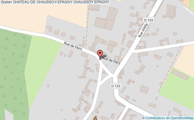 plan Chateau De Chaussoy-epagny Chaussoy Epagny CHAUSSOY EPAGNY