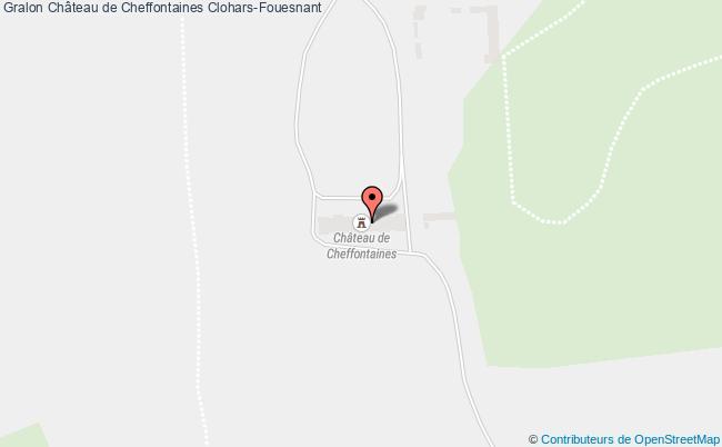 plan Château De Cheffontaines Clohars-fouesnant Clohars-Fouesnant