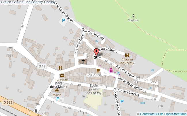 plan Château De Chessy Chessy Chessy