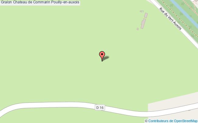plan Chateau De Commarin Pouilly-en-auxois Pouilly-en-auxois
