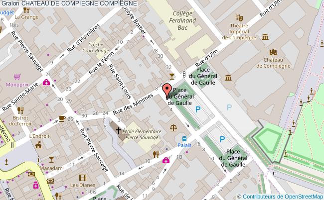 plan Chateau De Compiegne Compiegne COMPIEGNE
