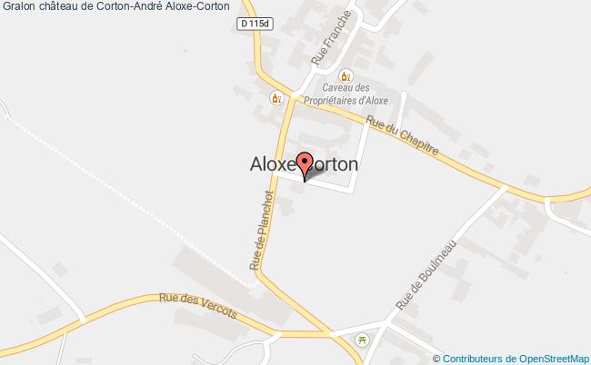 plan Château De Corton-andré Aloxe-corton Aloxe-Corton
