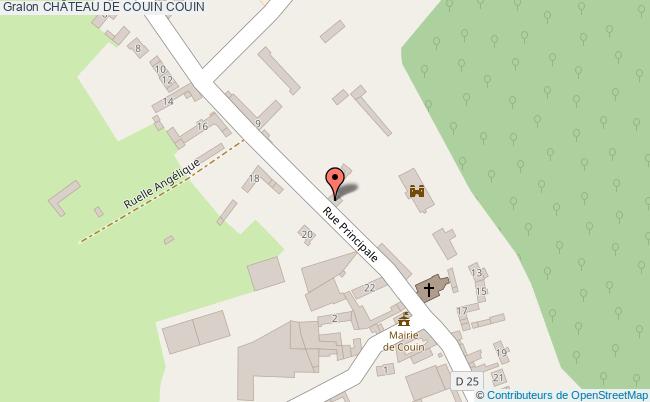 plan ChÂteau De Couin Couin COUIN