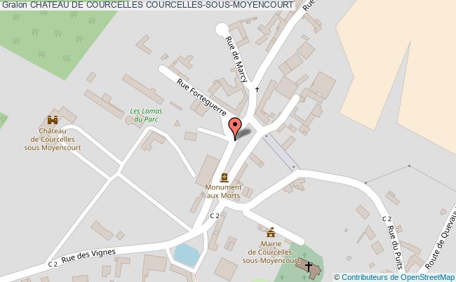 plan Chateau De Courcelles Courcelles-sous-moyencourt COURCELLES-SOUS-MOYENCOURT