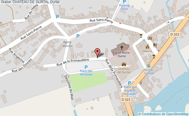 plan Chateau De Durtal Durtal Durtal