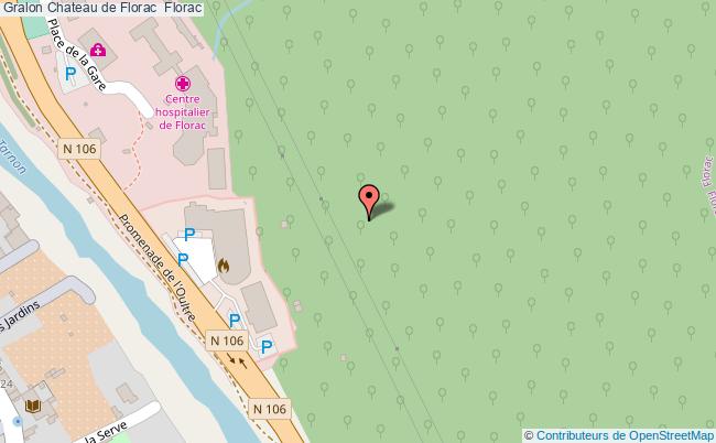 plan Chateau De Florac  Florac Florac