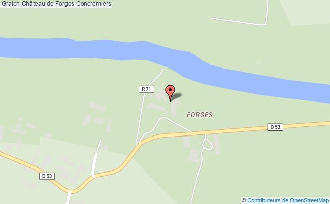 plan Château De Forges Concremiers Concremiers