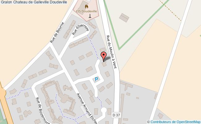 plan Chateau De Galleville Doudeville Doudeville