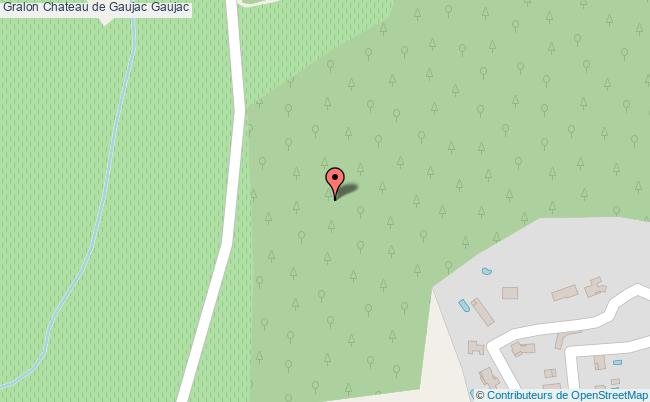 plan Chateau De Gaujac Gaujac Gaujac