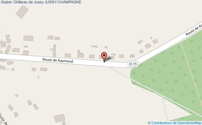 plan Château De Jussy Jussy-champagne JUSSY-CHAMPAGNE