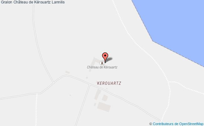 plan Château De Kérouartz Lannilis Lannilis