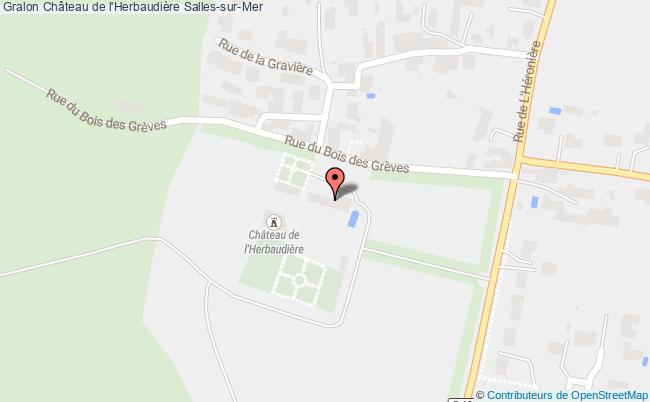plan Château De L'herbaudière Salles-sur-mer Salles-sur-Mer