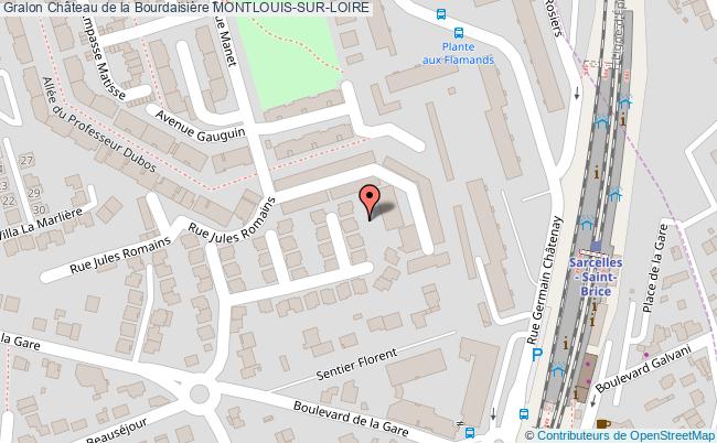 plan Château De La Bourdaisière Montlouis-sur-loire MONTLOUIS-SUR-LOIRE
