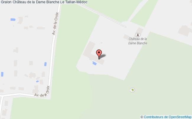 plan Château De La Dame Blanche Le Taillan-médoc Le Taillan-Médoc