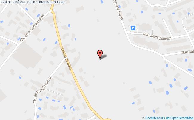 plan Château De La Garenne Poussan Poussan