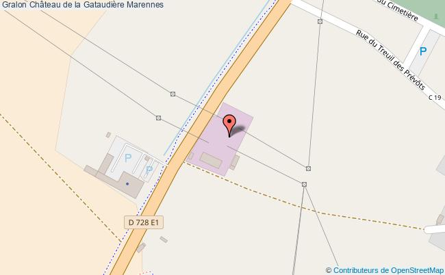 plan Château De La Gataudière Marennes Marennes