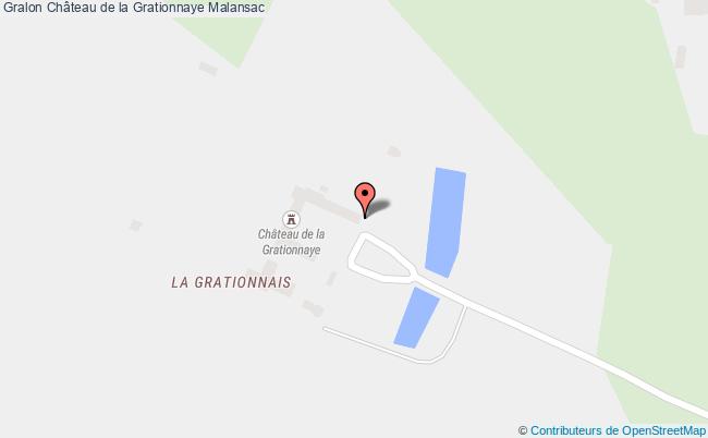 plan Château De La Grationnaye Malansac Malansac