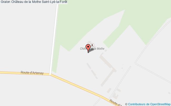 plan Château De La Mothe Saint-lyé-la-forêt Saint-Lyé-la-Forêt