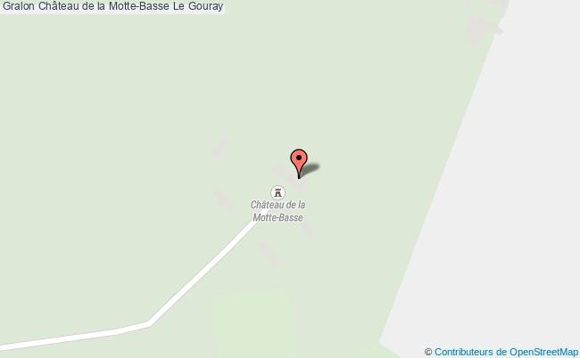 plan Château De La Motte-basse Le Gouray Le Gouray