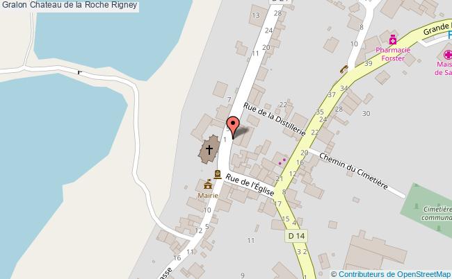 plan Chateau De La Roche Rigney Rigney