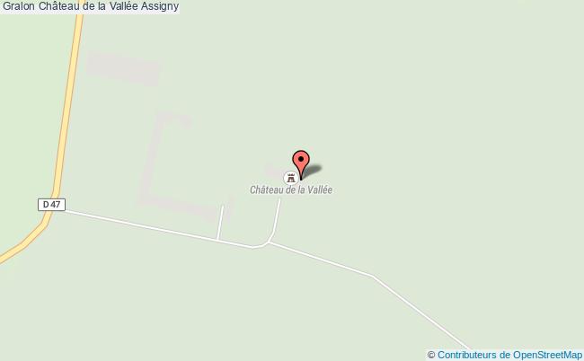 plan Château De La Vallée Assigny Assigny