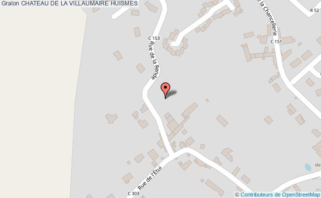 plan Chateau De La Villaumaire Huismes HUISMES